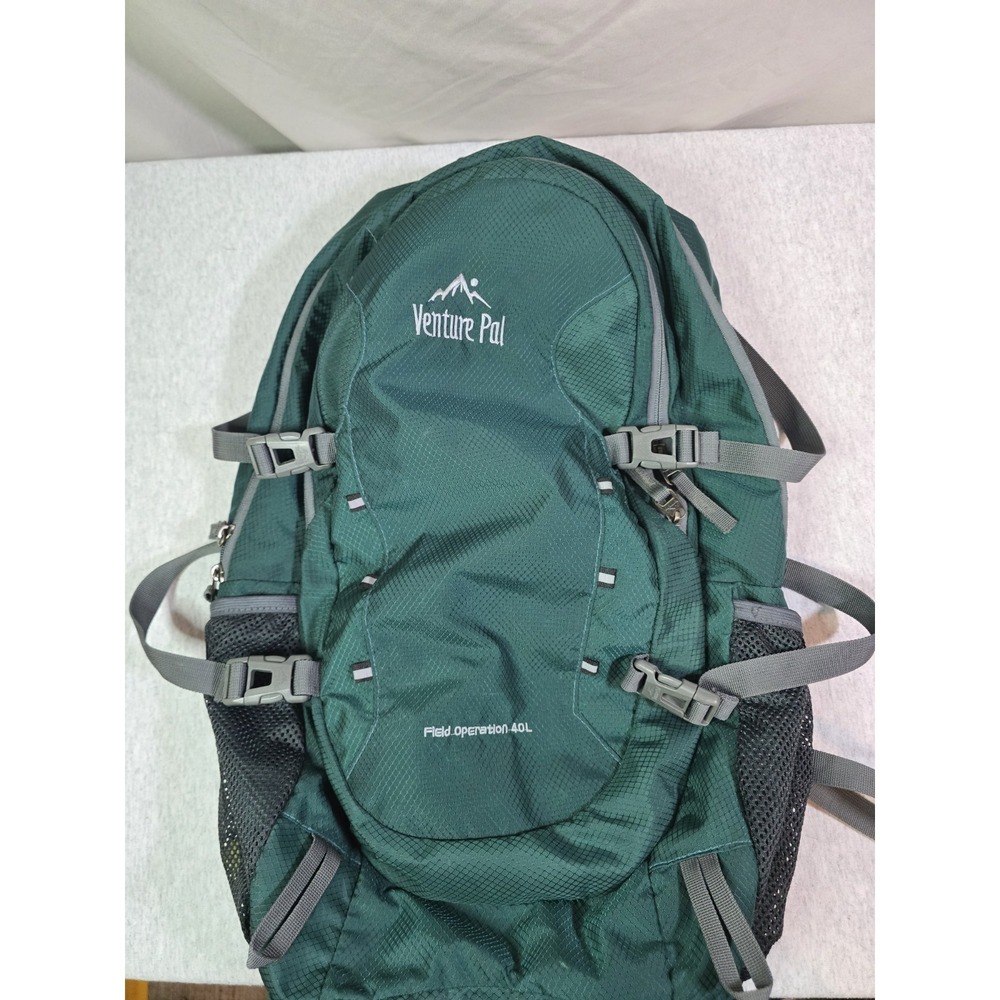 HIKING BACKPACK Lightweight Packable Bag Travel Daypack Green 40L VENTURE PAL